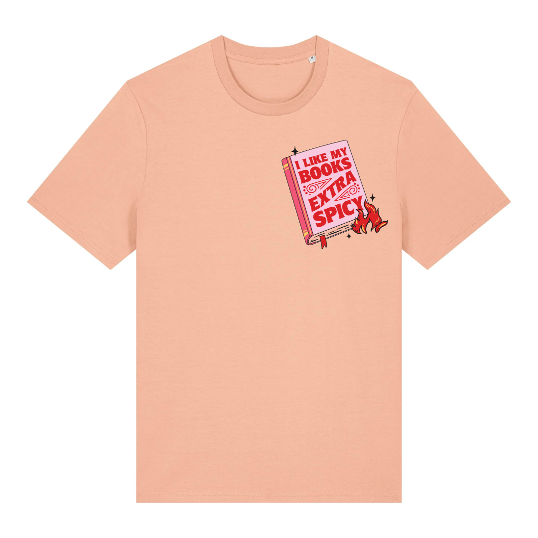 I Like My Books Extra Spicy T-Shirt