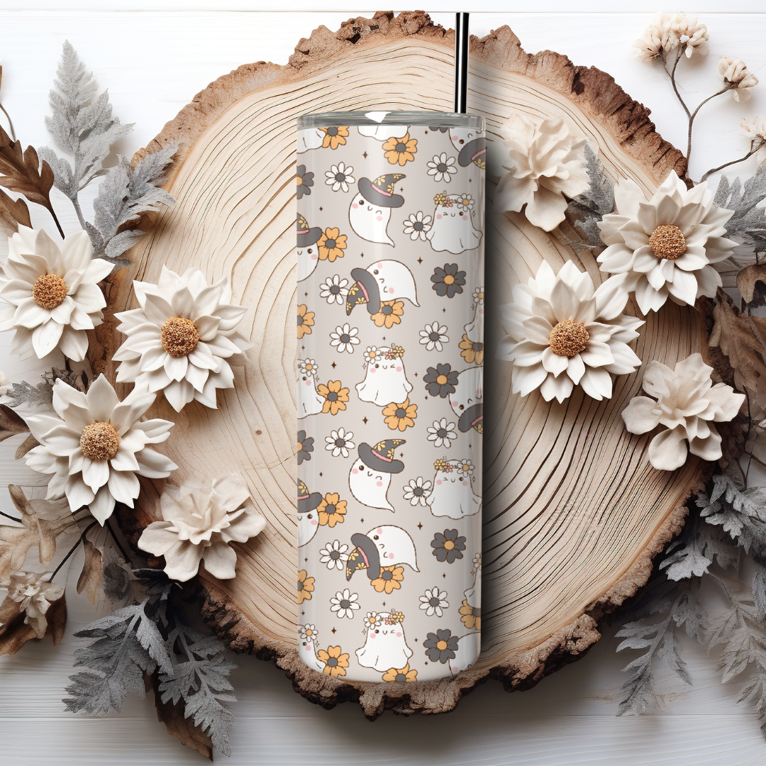 Tumbler 600 ml - Witchy Ghost