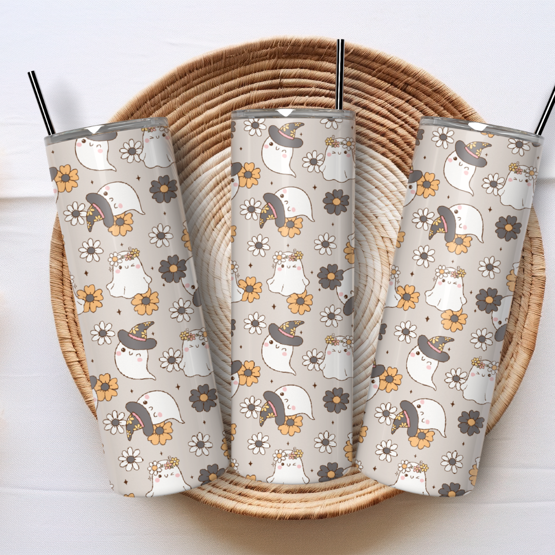 Tumbler 600 ml - Witchy Ghost