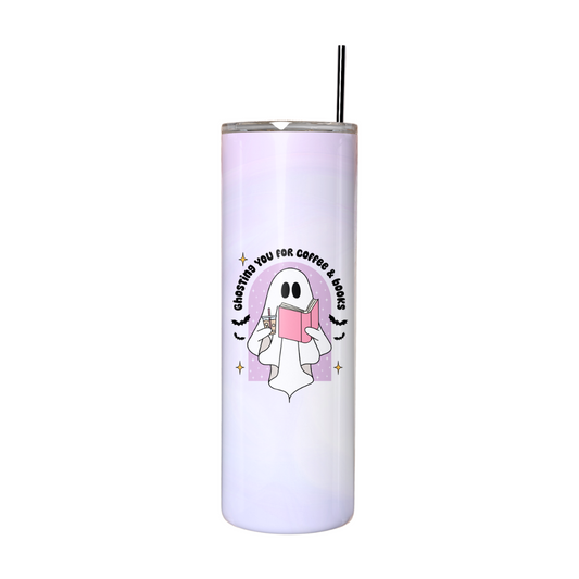 Tumbler 600 ml - Ghosting You for Coffee & Books