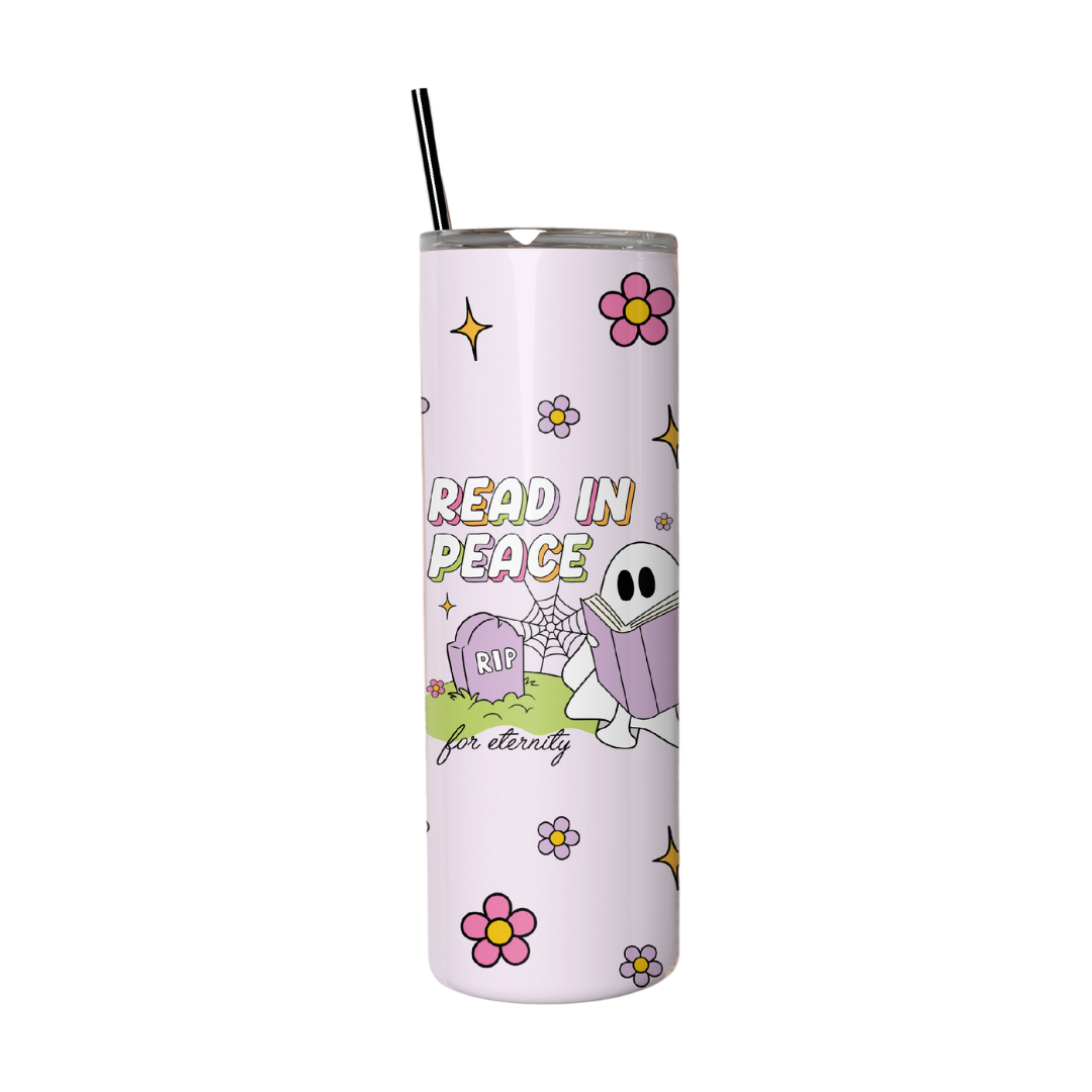 Tumbler 600 ml - Read in Peace for eternity