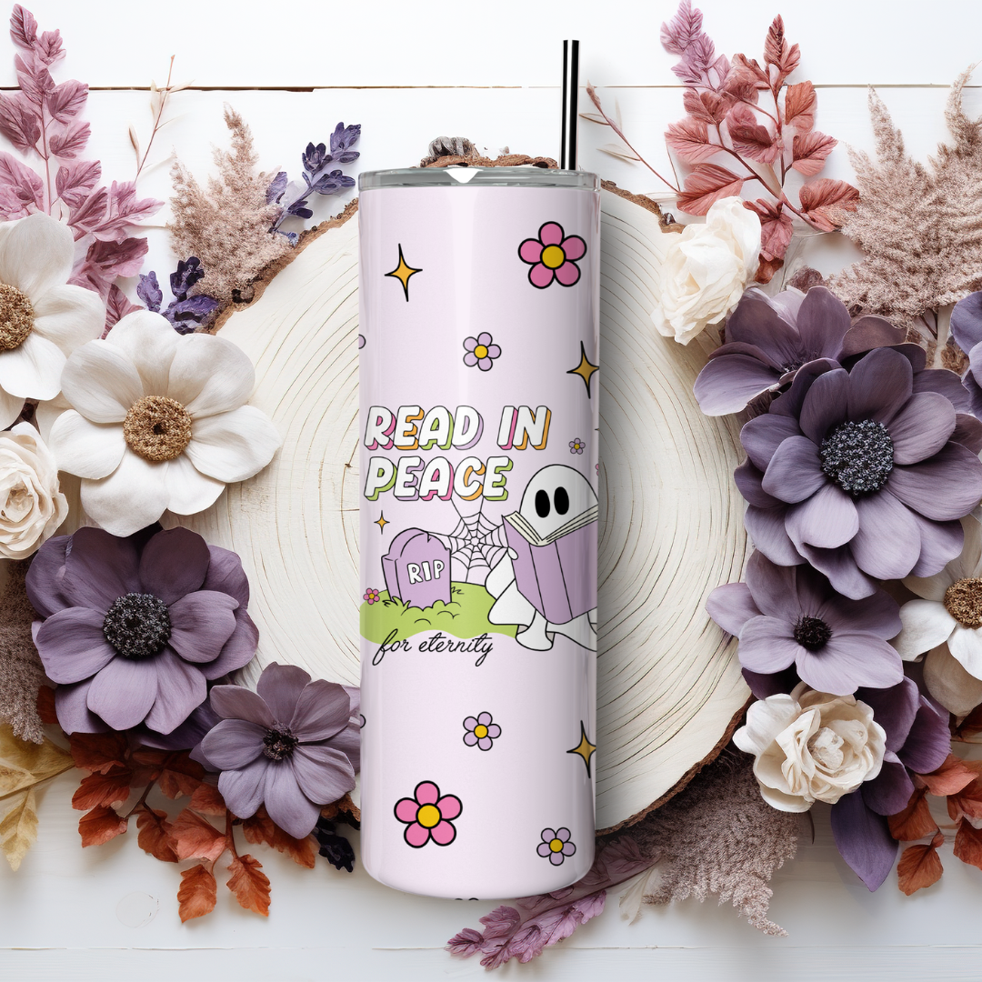 Tumbler 600 ml - Read in Peace for eternity