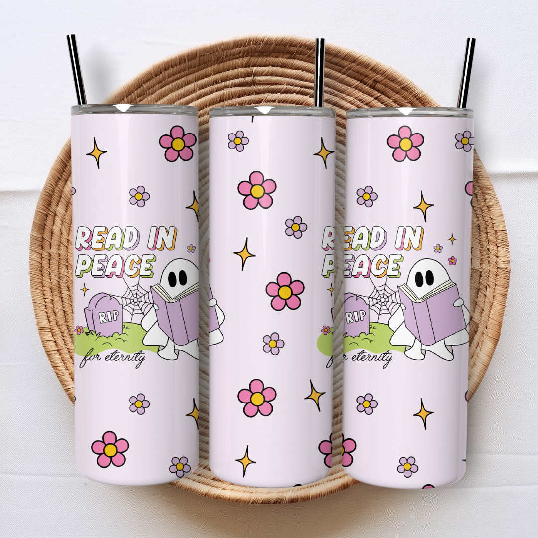 Tumbler 600 ml - Read in Peace for eternity