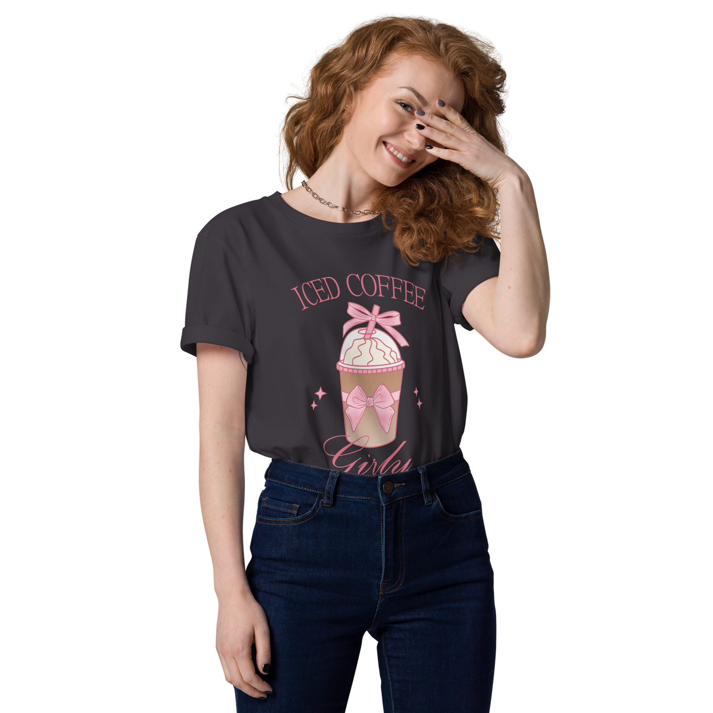 T-Shirt Iced Coffee Girl