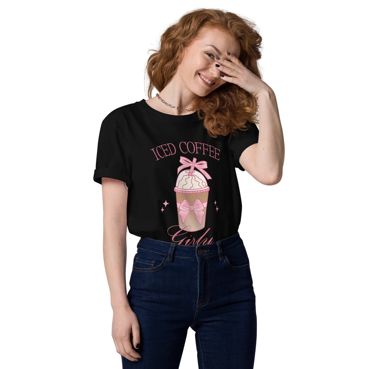 T-Shirt Iced Coffee Girl