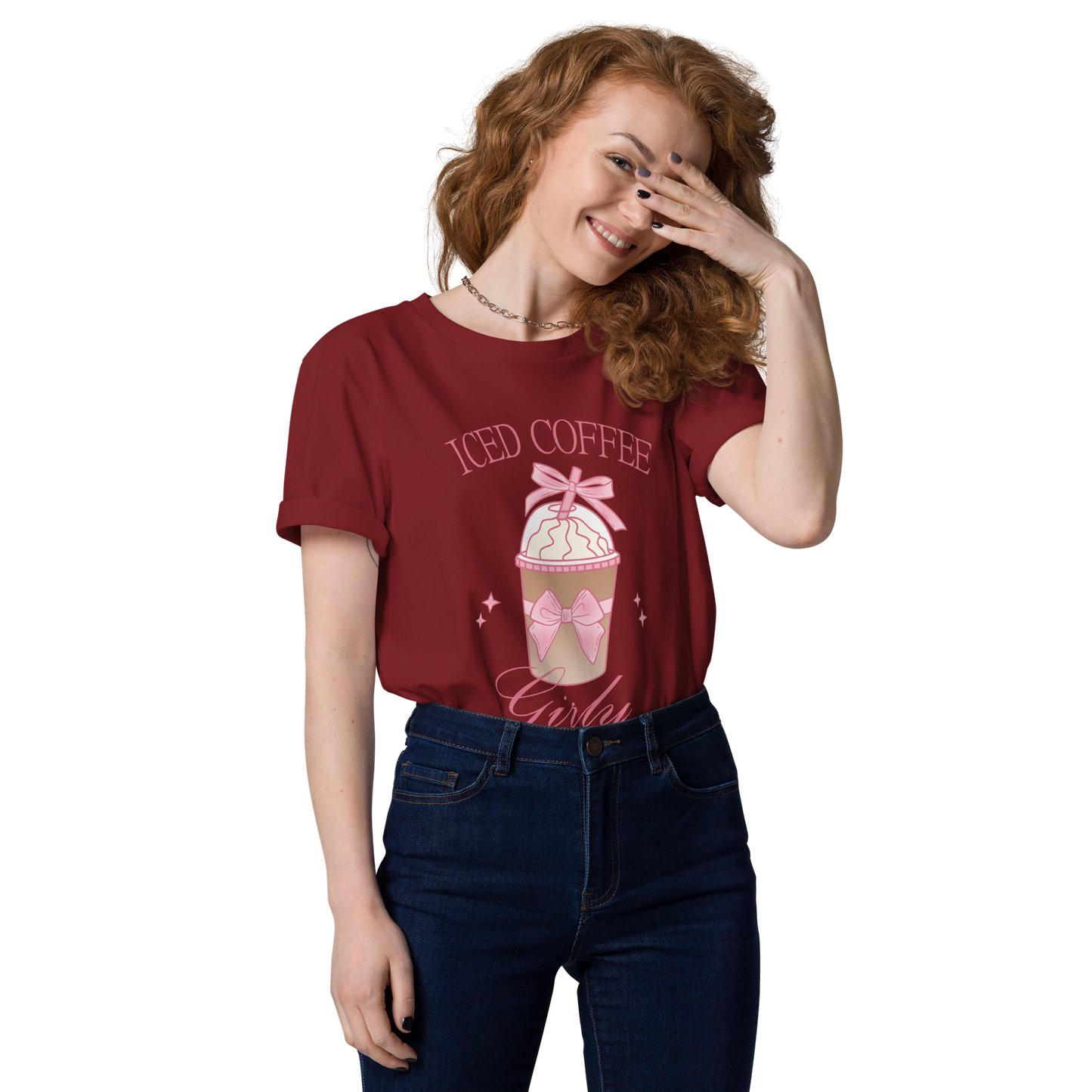 T-Shirt Iced Coffee Girl