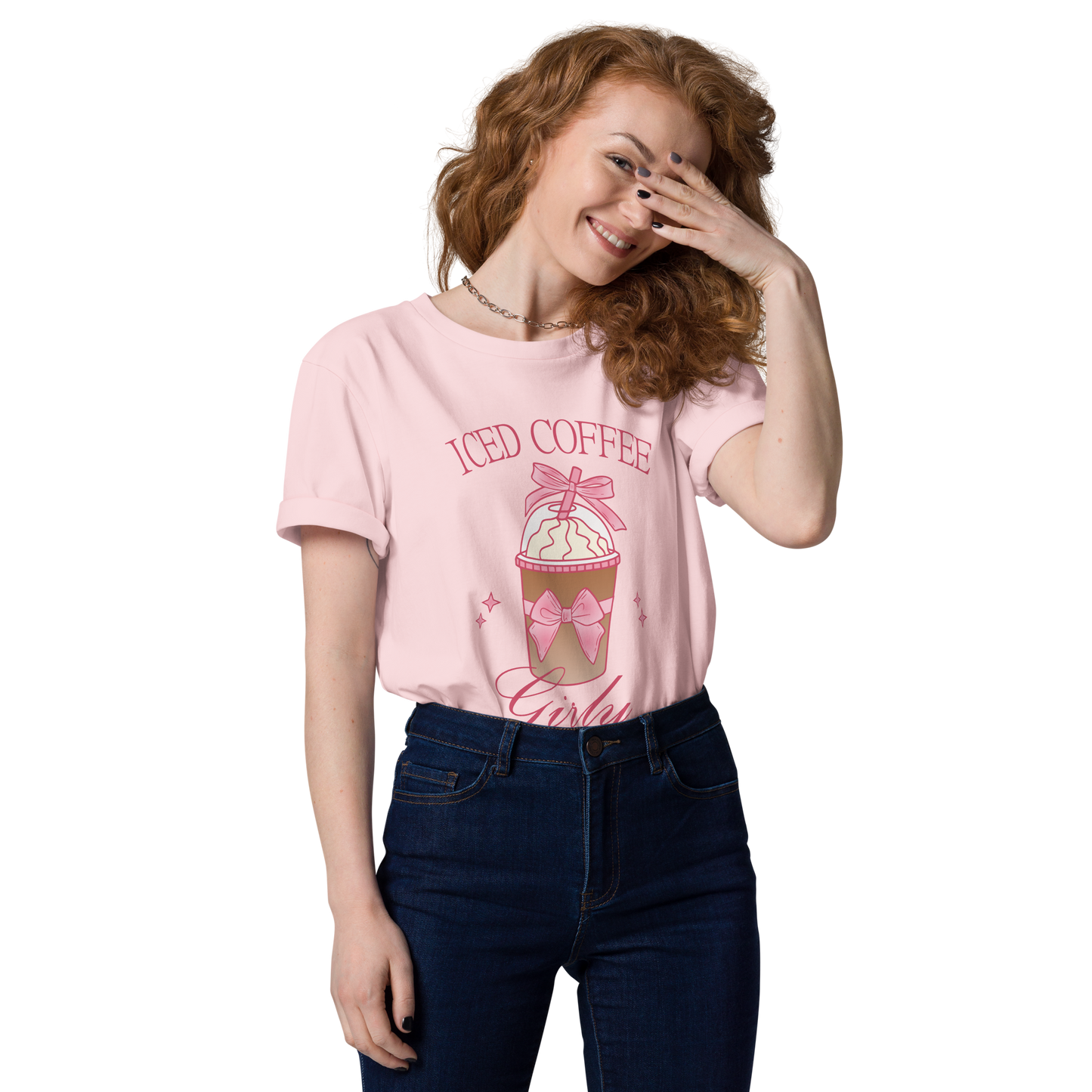 T-Shirt Iced Coffee Girl