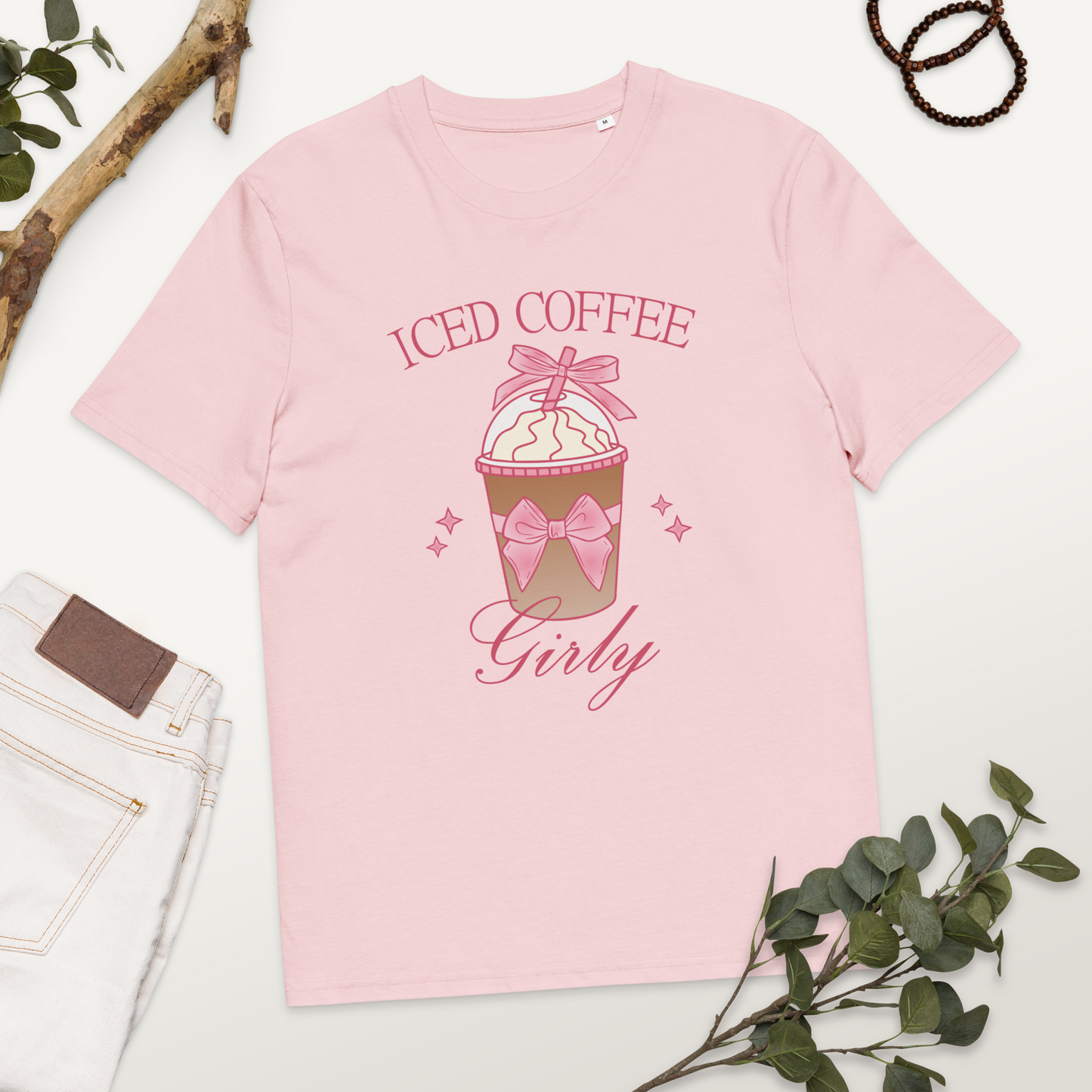 T-Shirt Iced Coffee Girl