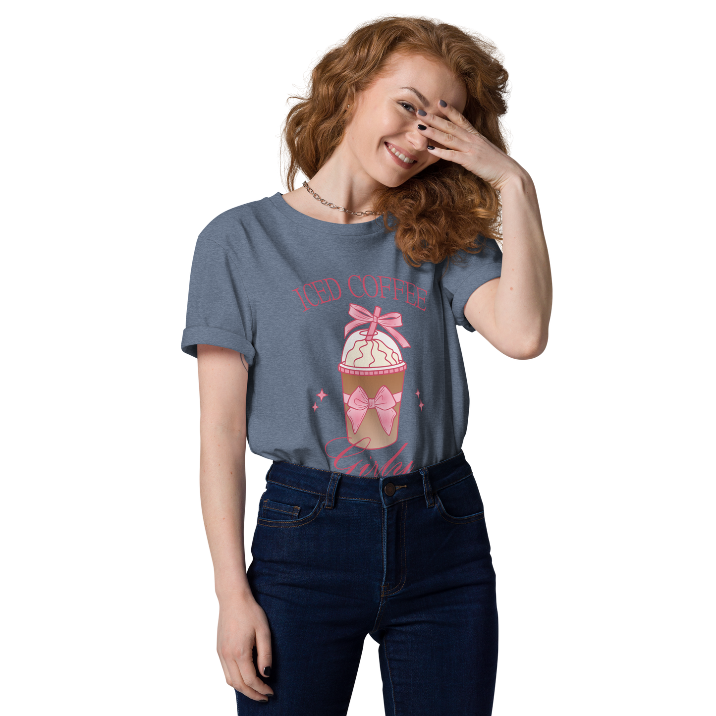 T-Shirt Iced Coffee Girl