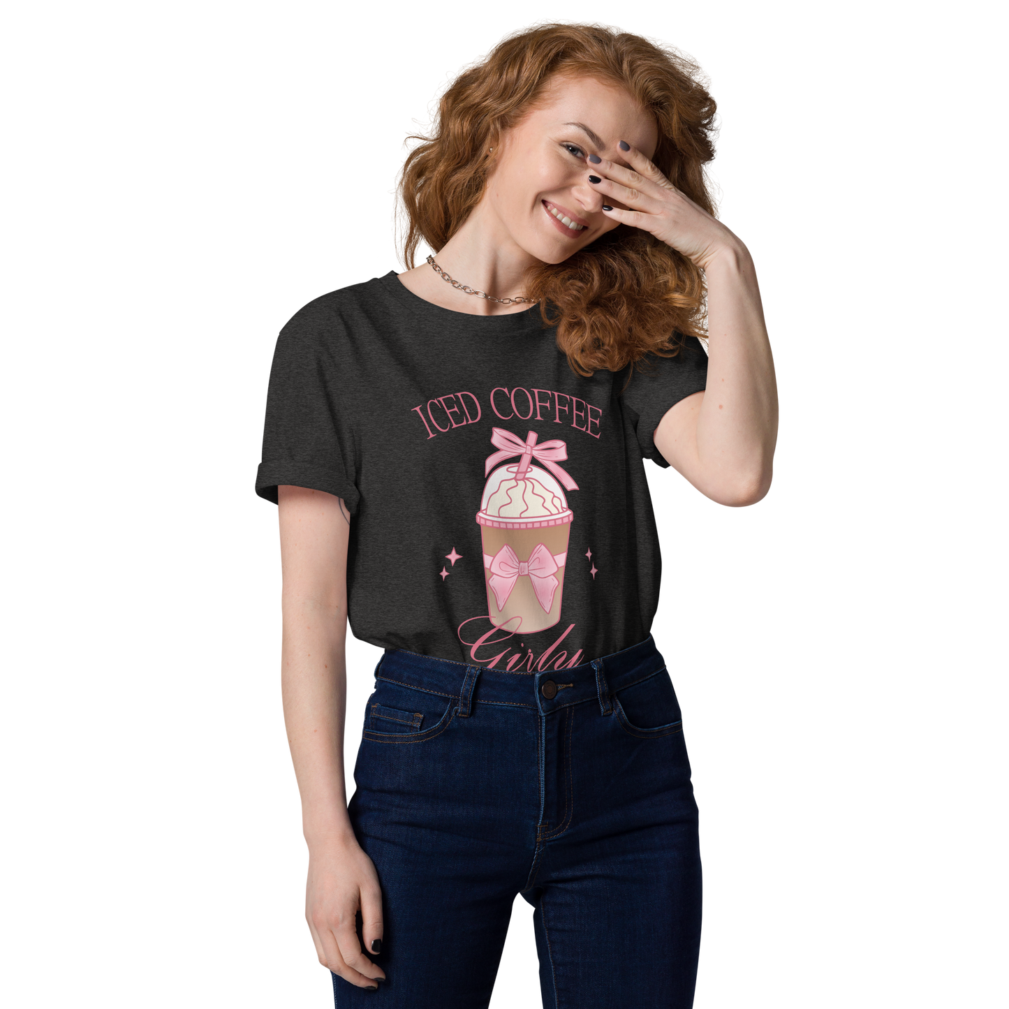 T-Shirt Iced Coffee Girl