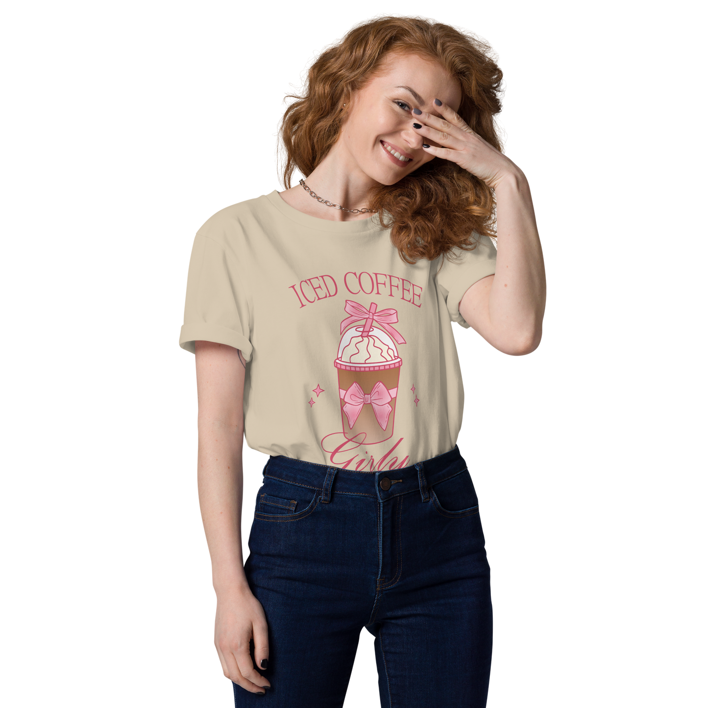 T-Shirt Iced Coffee Girl