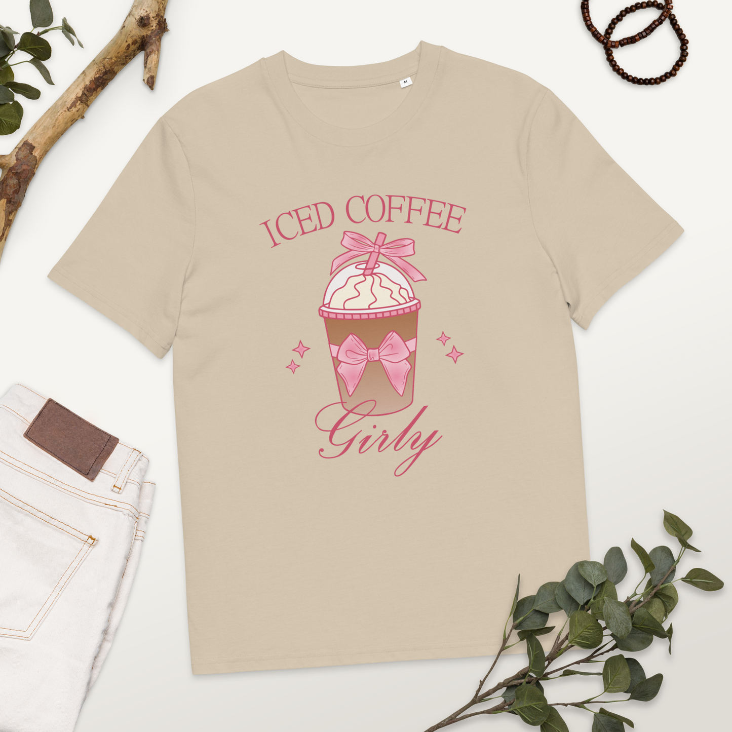 T-Shirt Iced Coffee Girl