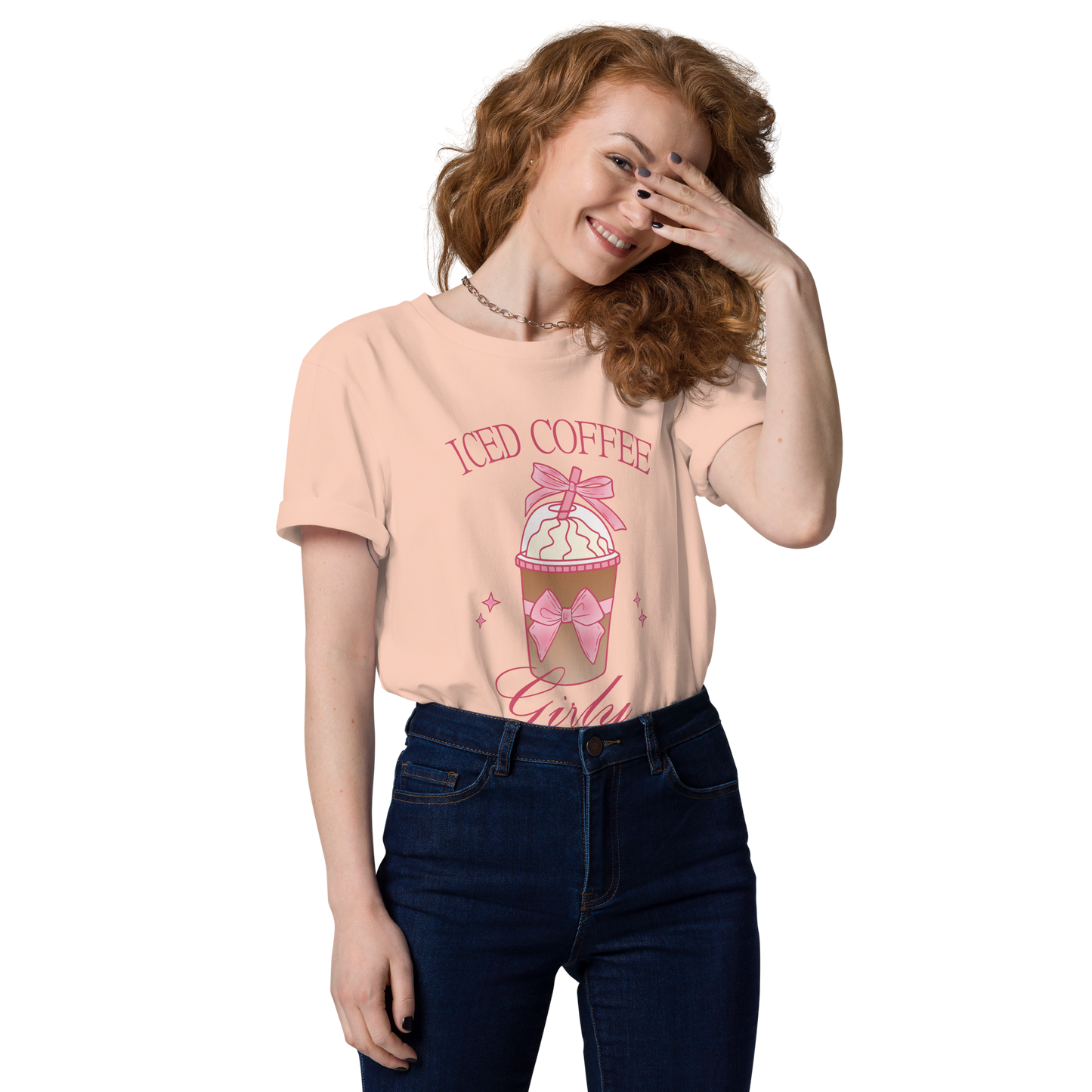 T-Shirt Iced Coffee Girl