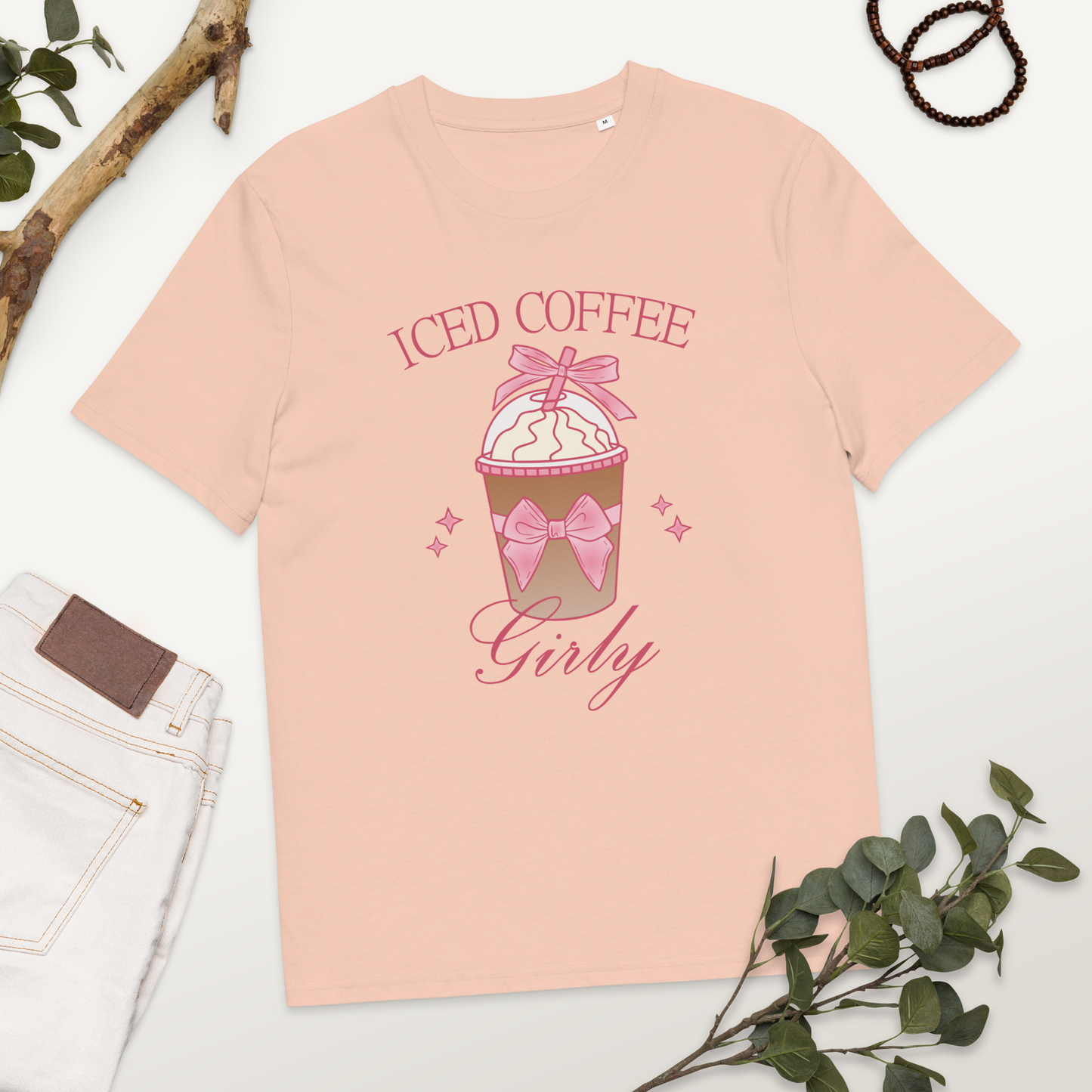 T-Shirt Iced Coffee Girl
