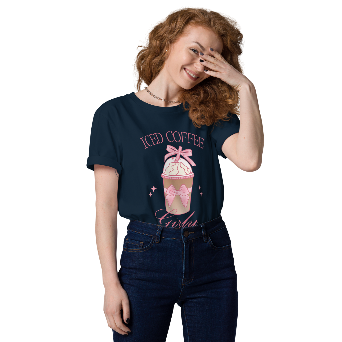 T-Shirt Iced Coffee Girl