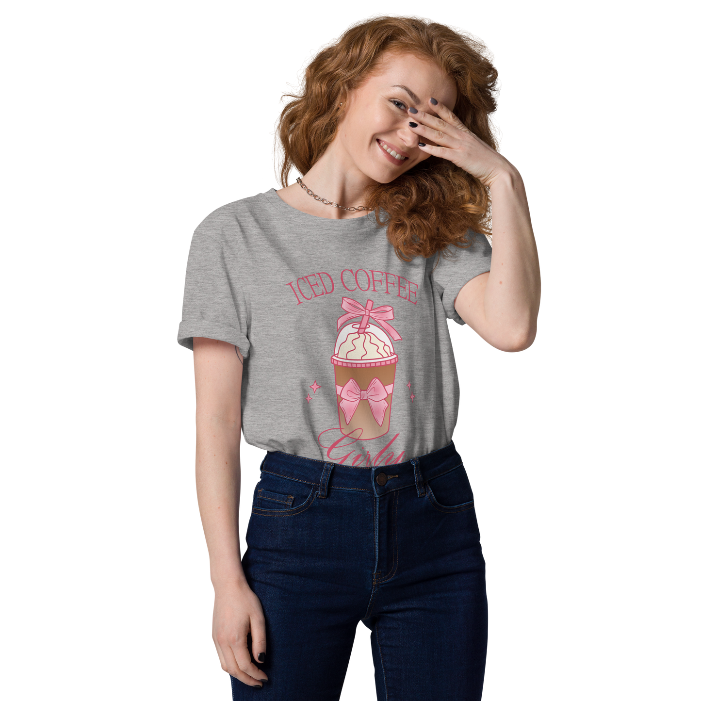 T-Shirt Iced Coffee Girl