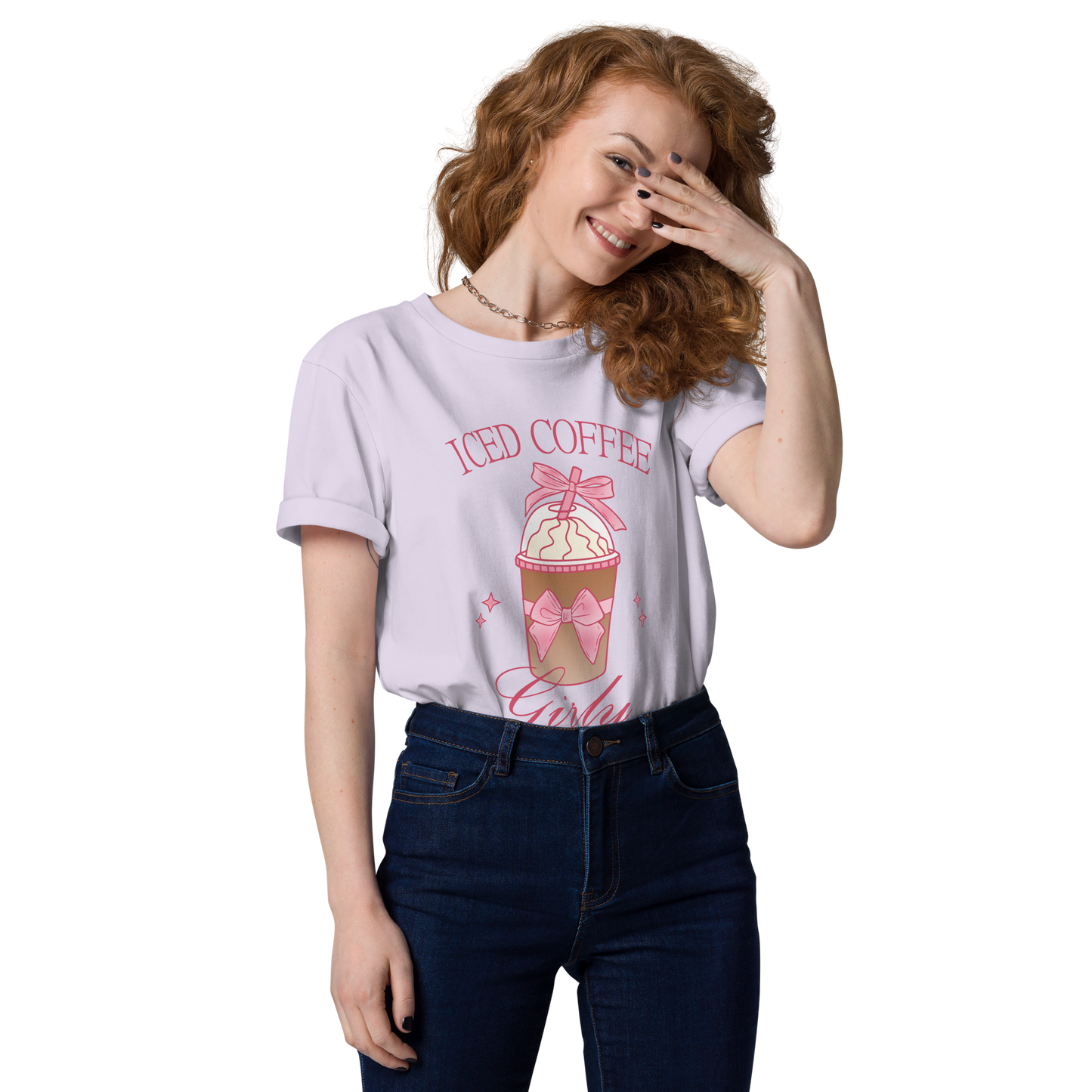T-Shirt Iced Coffee Girl