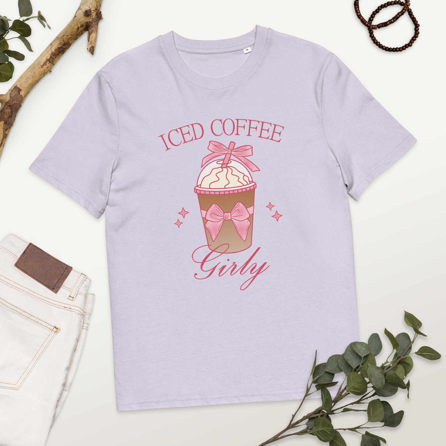 T-Shirt Iced Coffee Girl