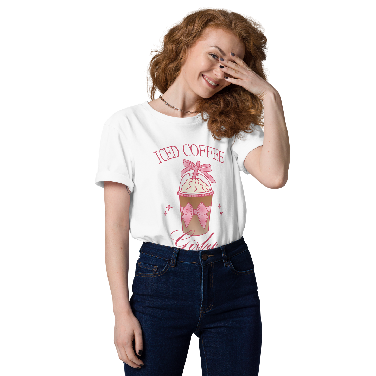 T-Shirt Iced Coffee Girl
