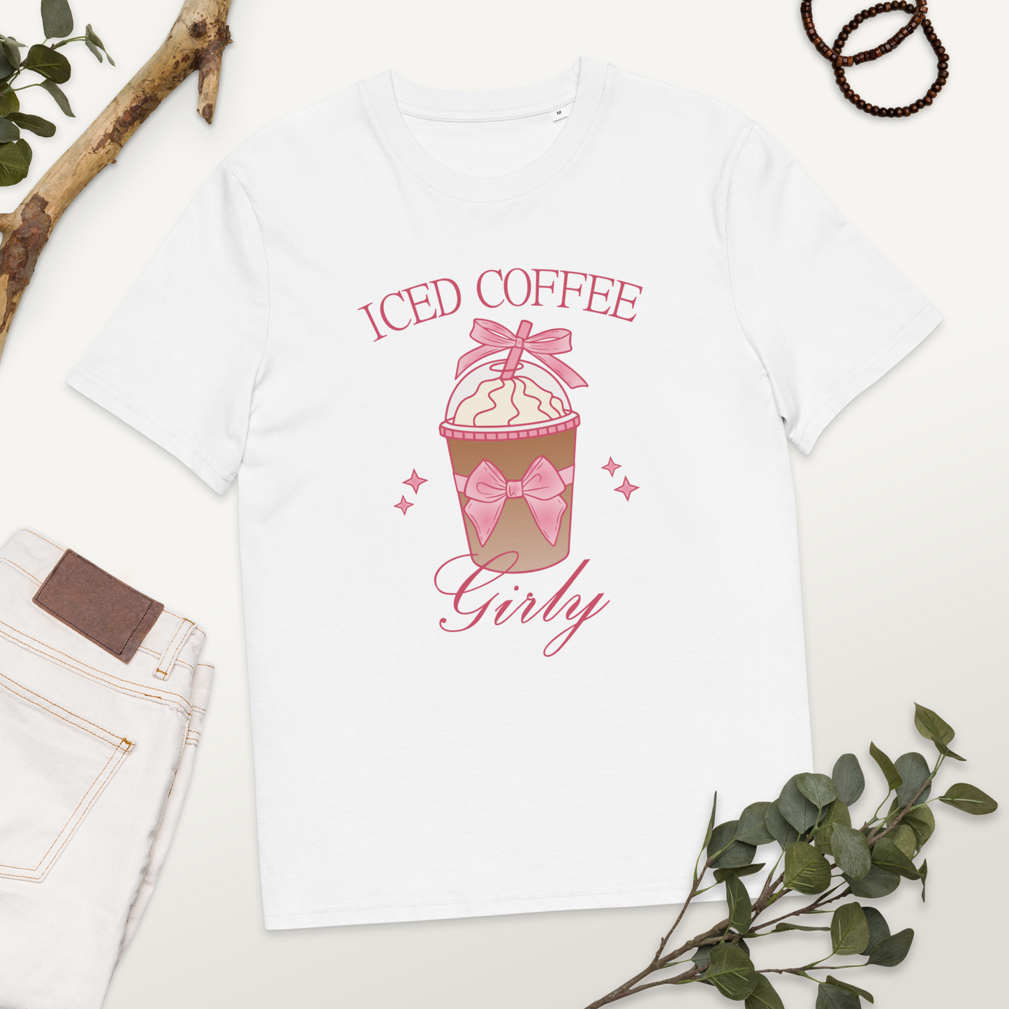 T-Shirt Iced Coffee Girl