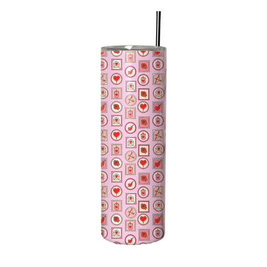Tumbler 600 ml - Romance Stamps