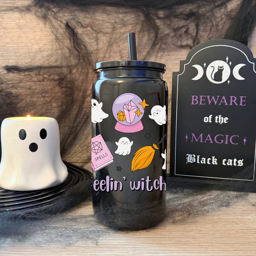 Glass Cup 500 ml - Feelin Witchy
