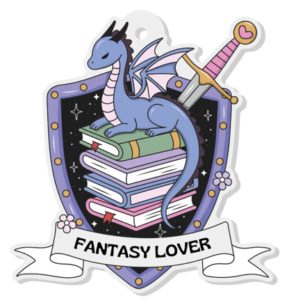 Bookish Keychain