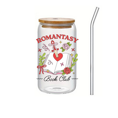 Glass Cup 500 ml - Romantasy Book