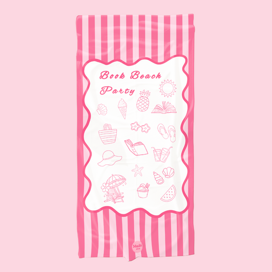Beach Towel - Book Beach Party