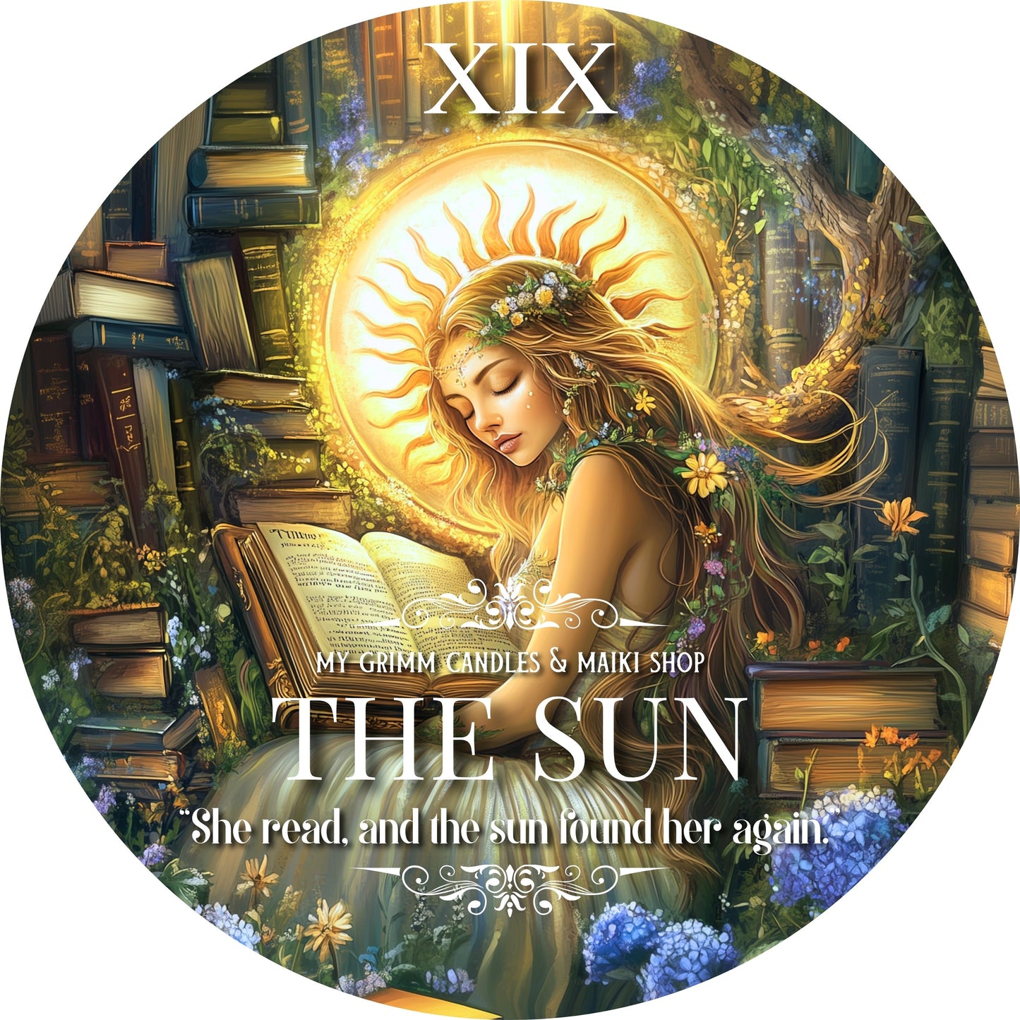 THE LOVERS TAROT CANDLE
