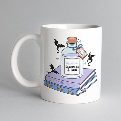 Ceramic mug 300 ml - Dragon Fire & Iron