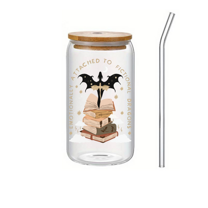 Glass Cup 500 ml - Dragons