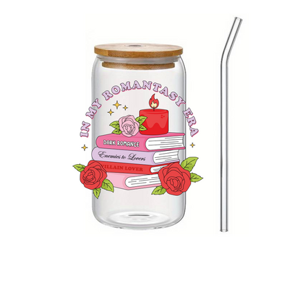 Glass Cup 500 ml - In My Romantasy Era