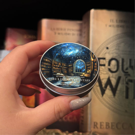 THE LIBRARY OF STARS CANDLES