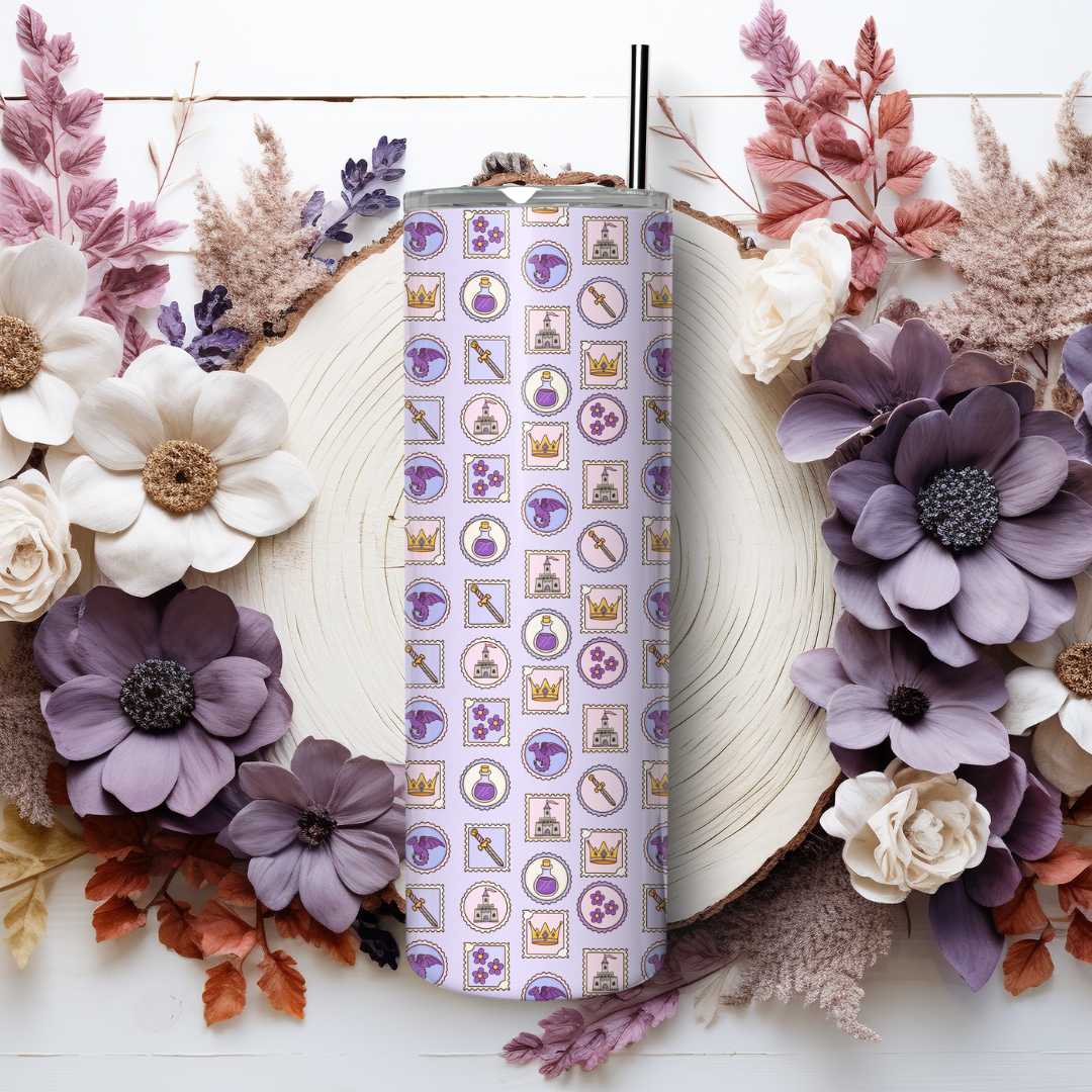 Tumbler 600 ml - Fantasy Stamps