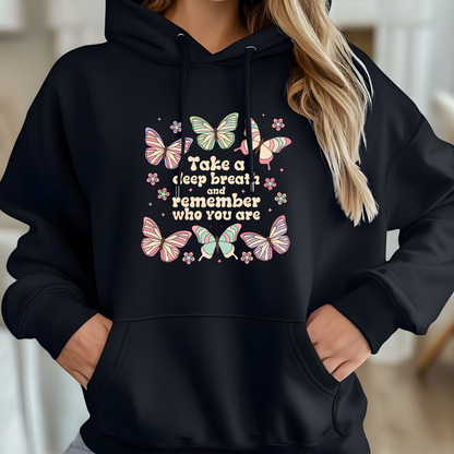 Felpa con Cappuccio - Take a Deep Breathe