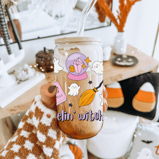 Glass Cup 500 ml - Feelin Witchy