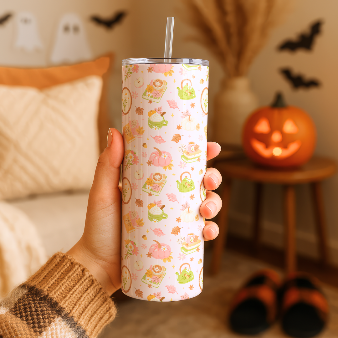 Tumbler 600 ml - Fall Bookish Vibes