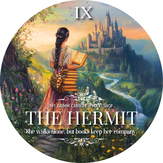 THE HERMIT TAROT CANDLE
