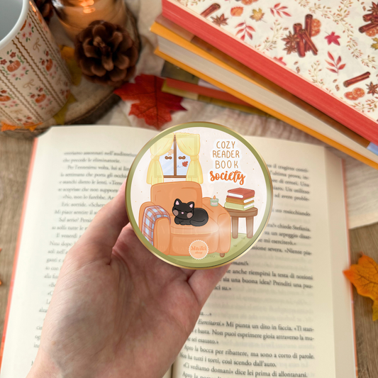 Candle Cozy Reader Book Society