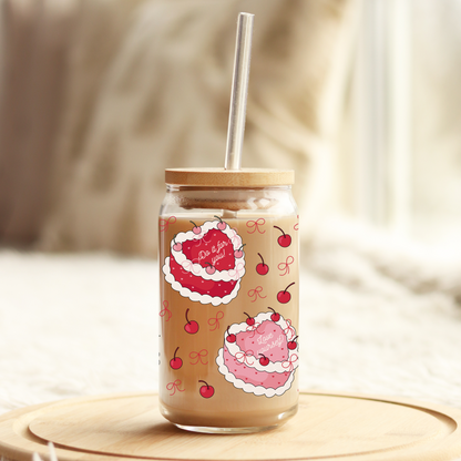 Glass Cup 500 ml - Positive Cake