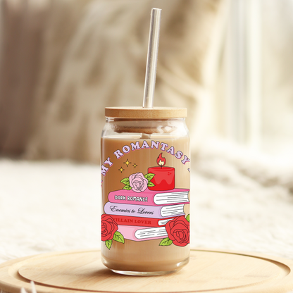 Glass Cup 500 ml - In My Romantasy Era