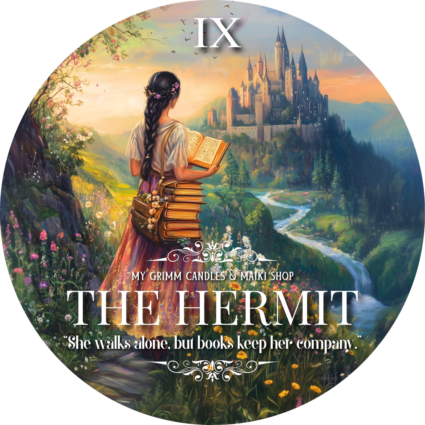 THE LOVERS TAROT CANDLE