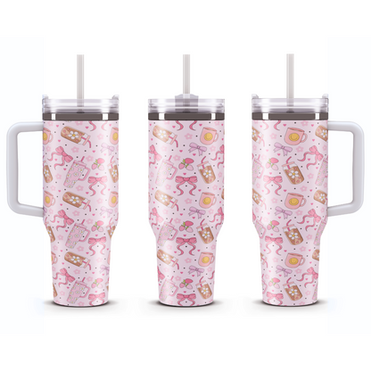 Travel Mug 1200 ml - Pink Coquette