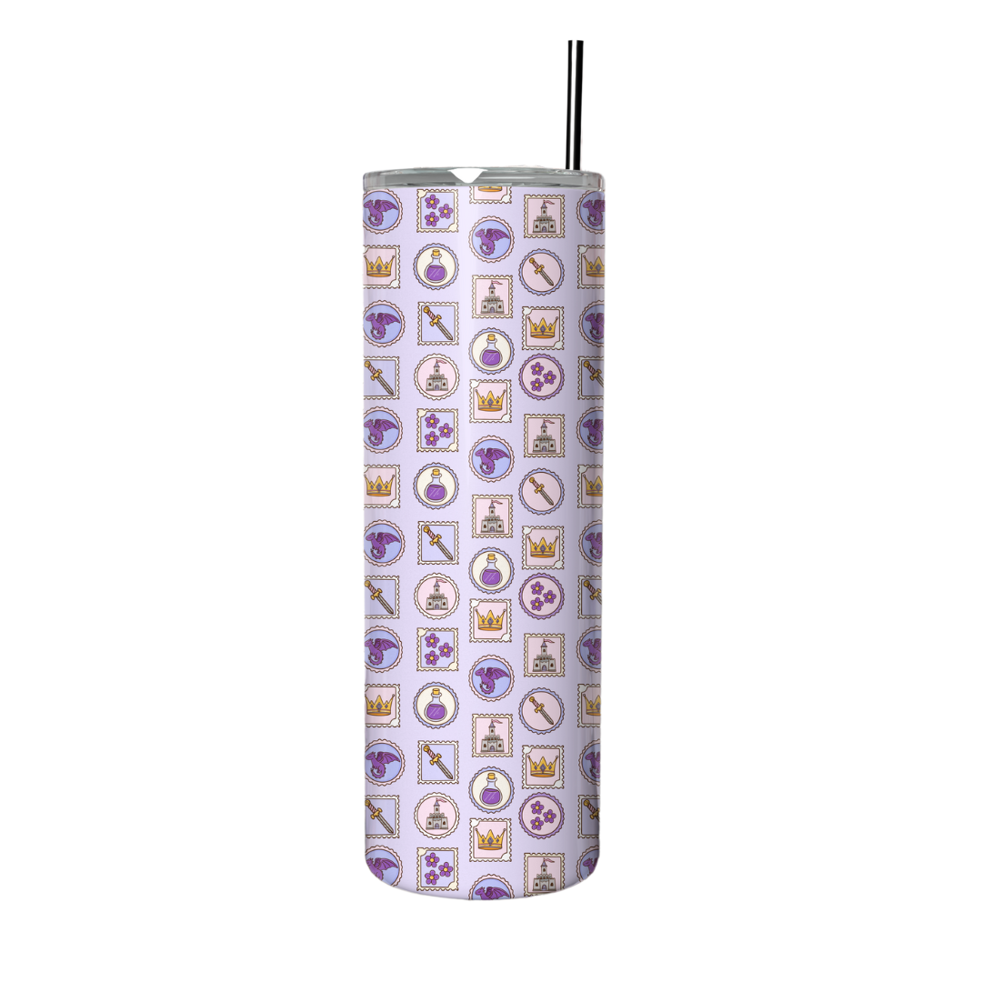 Tumbler 600 ml - Fantasy Stamps