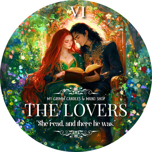 THE LOVERS TAROT CANDLE