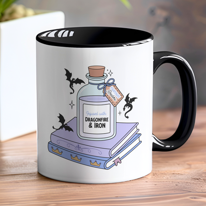 Ceramic mug 300 ml - Dragon Fire & Iron