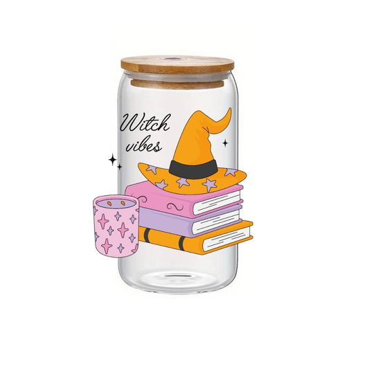 Glass Cup 500 ml - Witchy Vibes