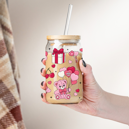 Glass Cup 500 ml - Bears & Presents