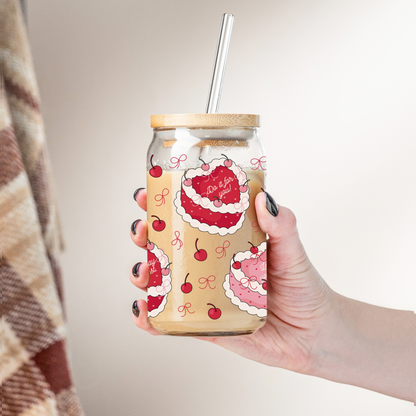 Glass Cup 500 ml - Positive Cake